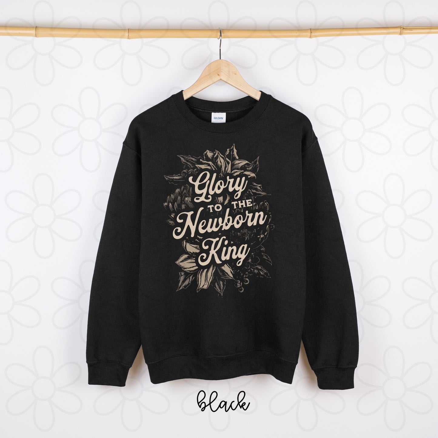 Glory To The Newborn King Completed Tee