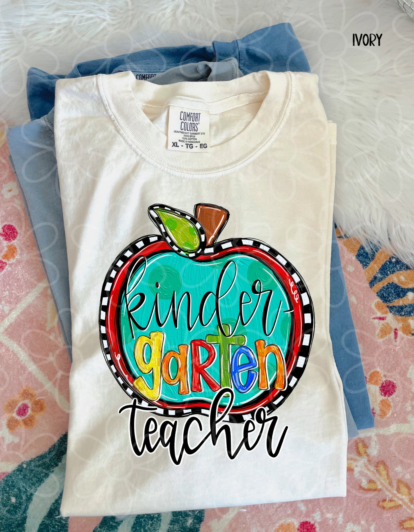 Apple Grade Teacher - Multiple Options (NO CUSTOMS) DTF Transfer