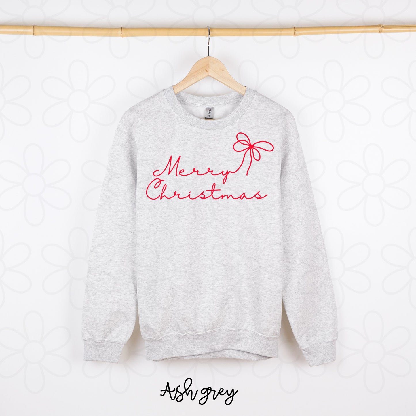 Red Coquette Merry Christmas Kids Completed Tee