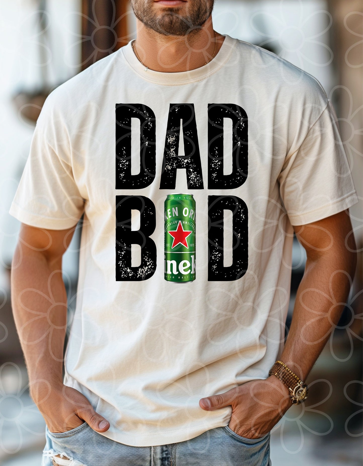 Custom Dad Bod Beer - Multiple Options DTF Transfer