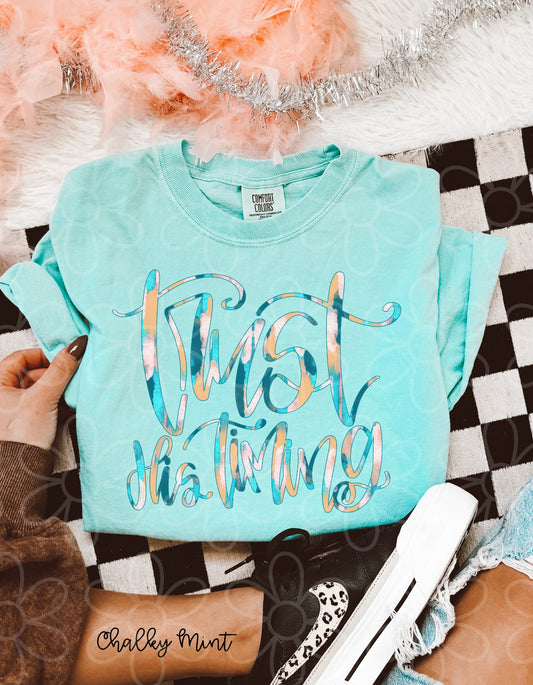 Trust His Timing Kids Completed Tee