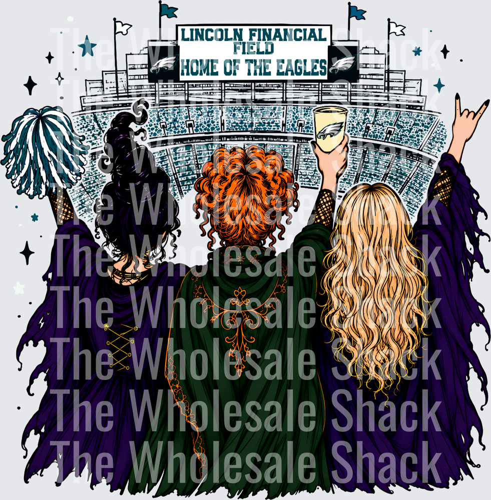 Eagles Halloween Stadium DTF Transfers