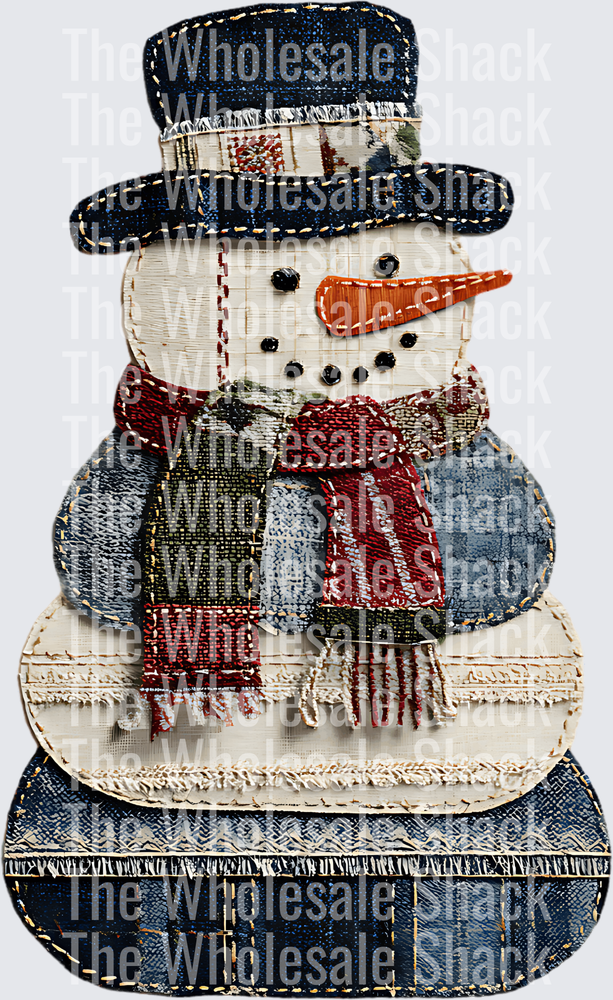 Patchwork Snowman