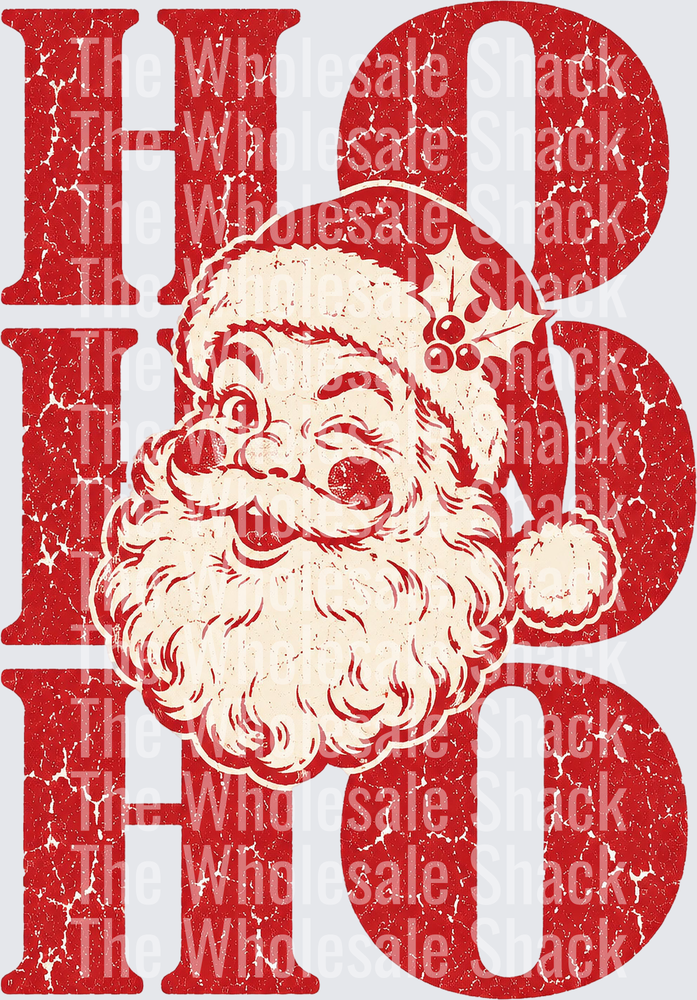 VINTAGE HO HO HO DTF Transfers