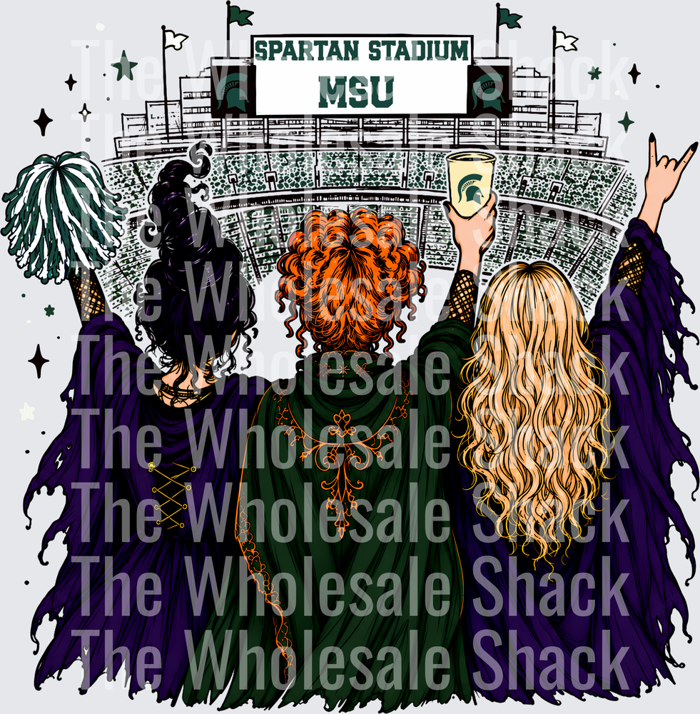 MSU Halloween Stadium DTF Transfers
