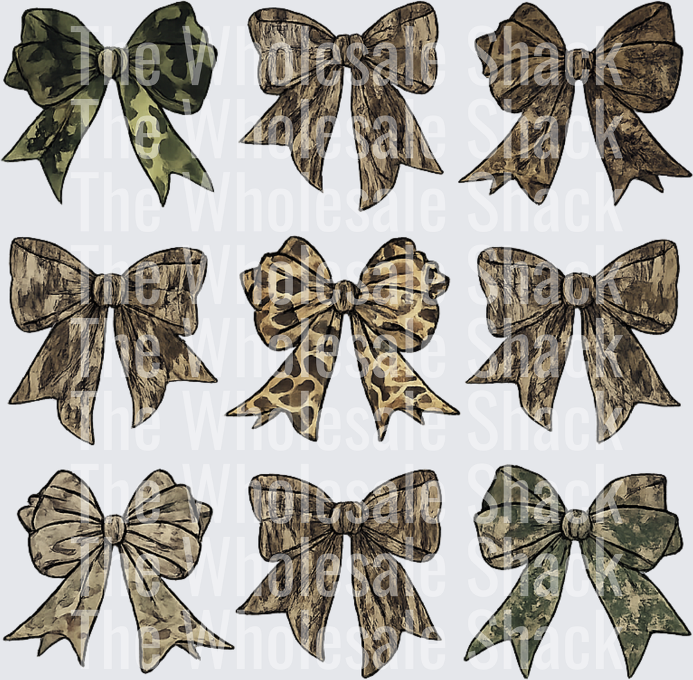camo coquettes DTF Transfers