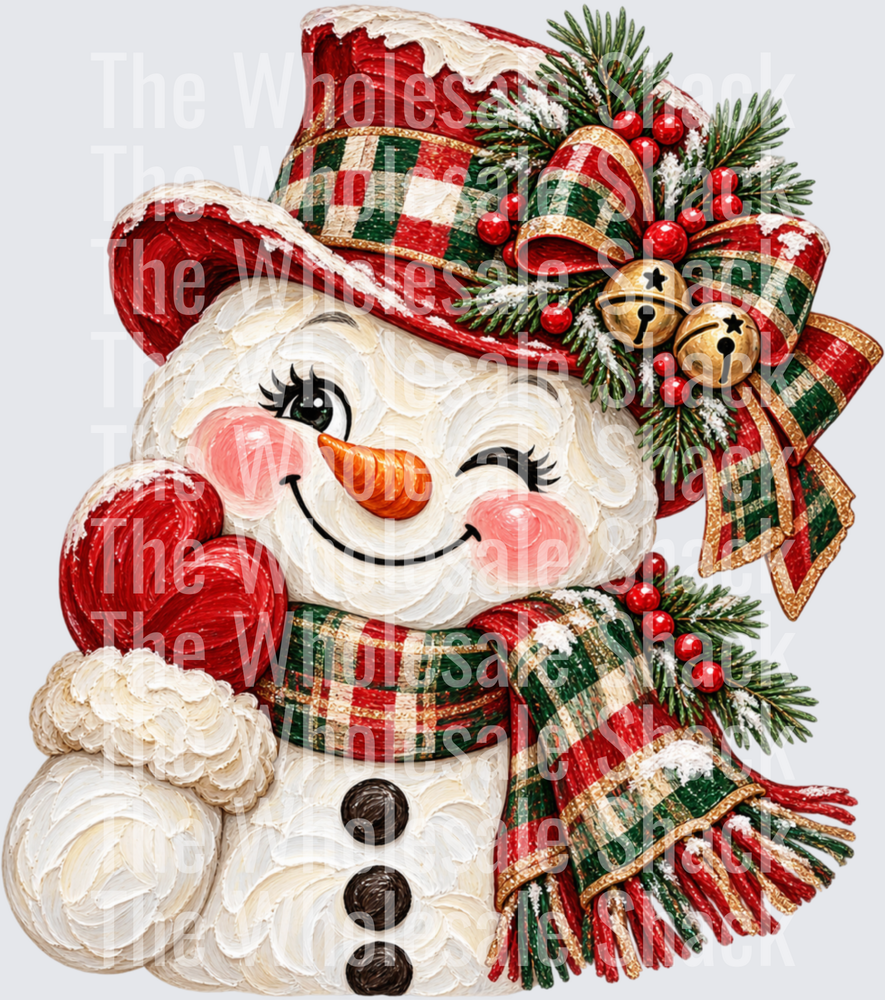 Painted Snowman