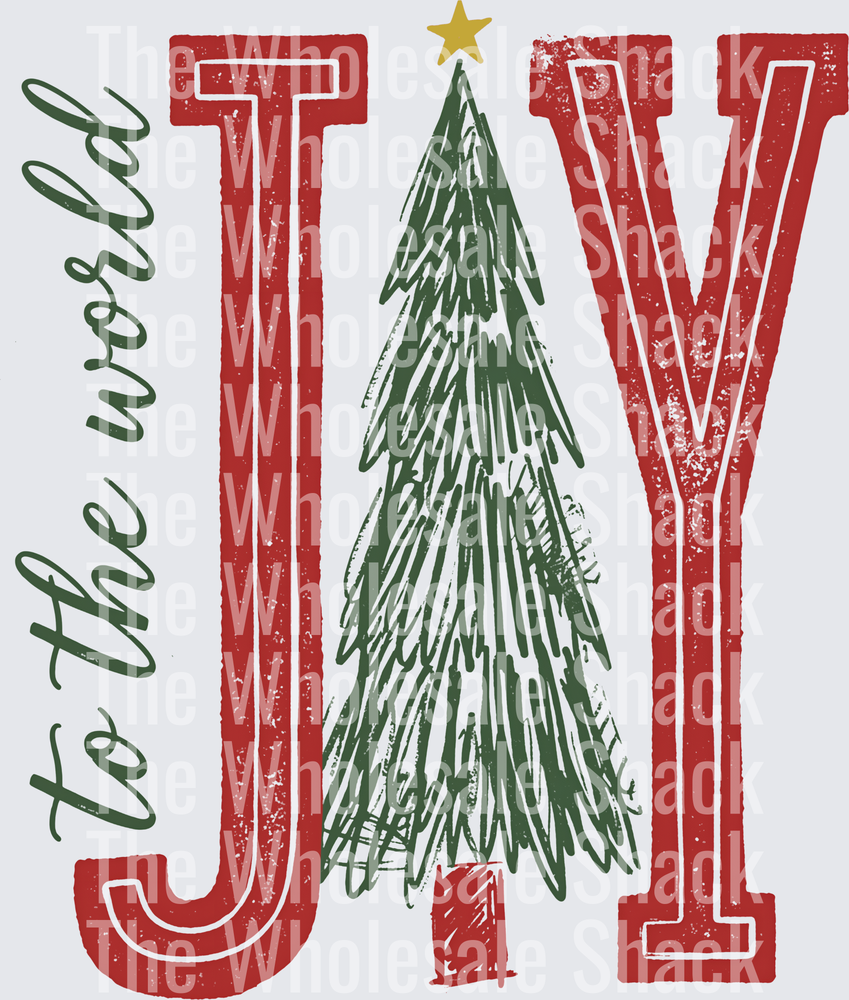 Joy To the World DTF Transfers