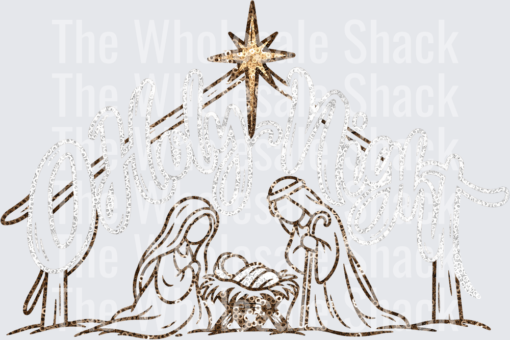 O Holy Night DTF Transfers