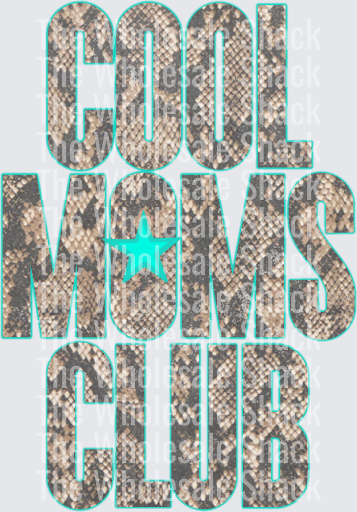 Cool Moms Club turquoise