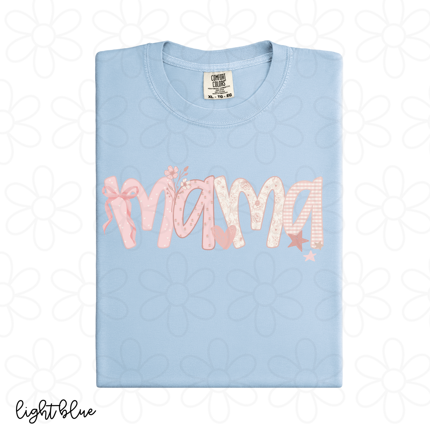 Custom Pink Boho Names Kids Completed Tee