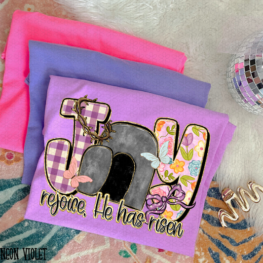 Tomb Joy Rejoice He Has Risen Completed Tees