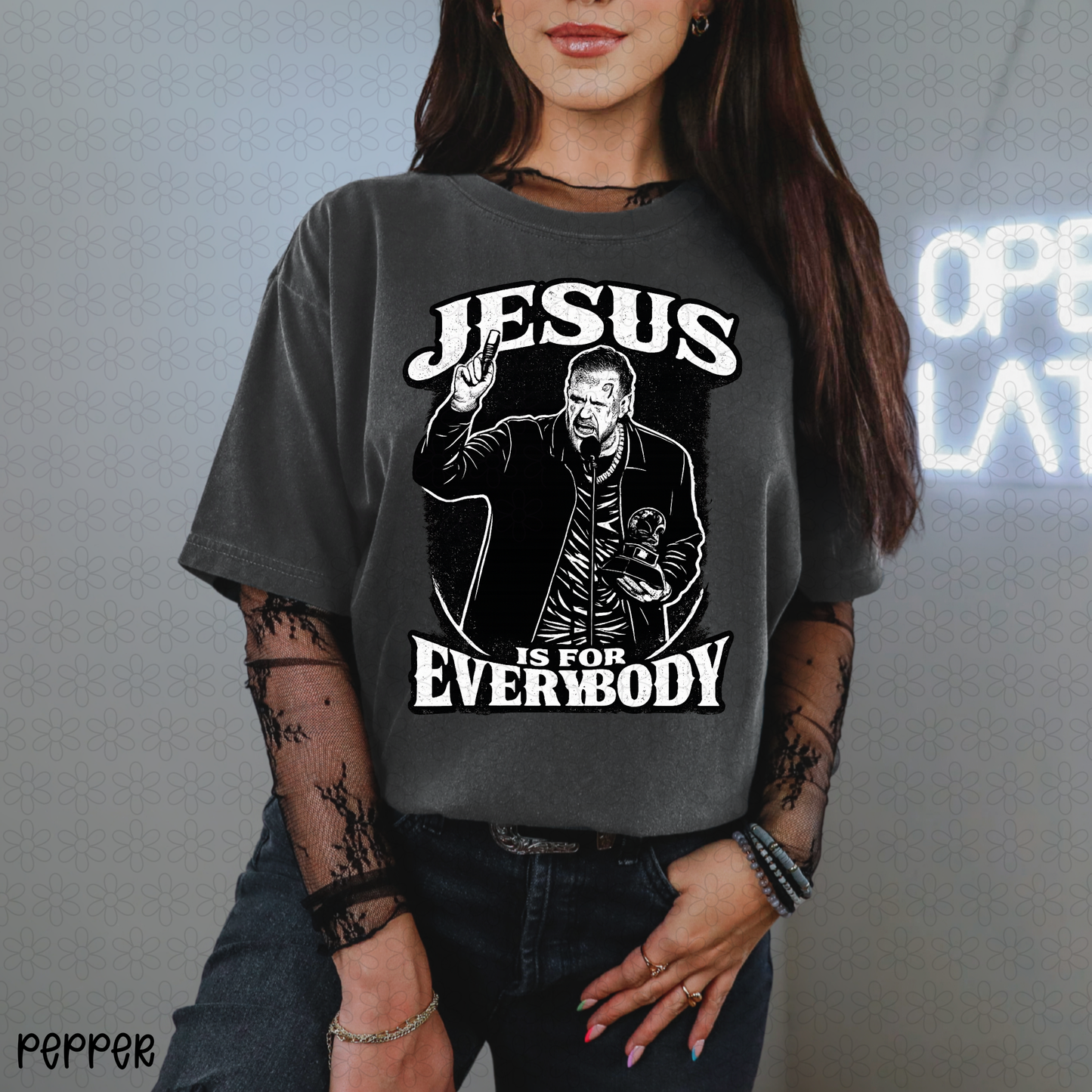 Jesus is For Everybody DTF Transfer