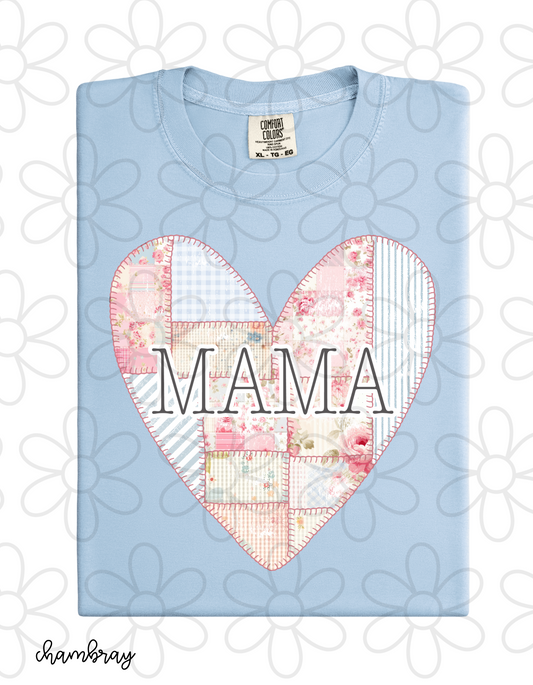 Quilt Heart Mama DTF Transfer