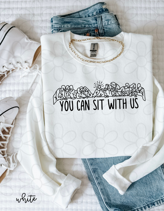 The Last Supper You Can Sit With Us Completed Tee