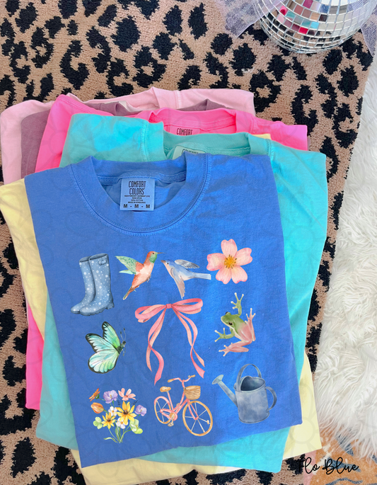 Spring Coquette Kids Completed Tee
