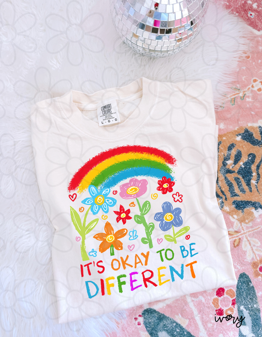 Its Okay To Be Different Completed Tee
