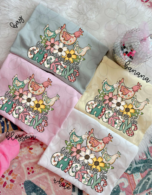 Find Me Among The Chickens Kids Completed Tee