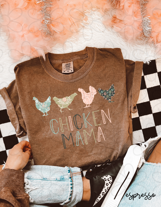 Chicken Mama Completed Tee