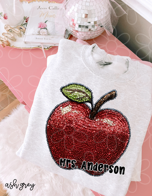 Custom Faux Apple DTF Transfer
