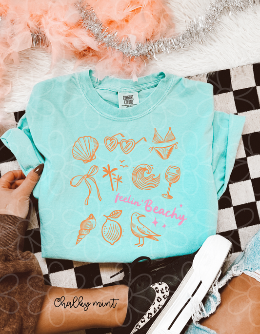 Feelin Beachy Completed Tee