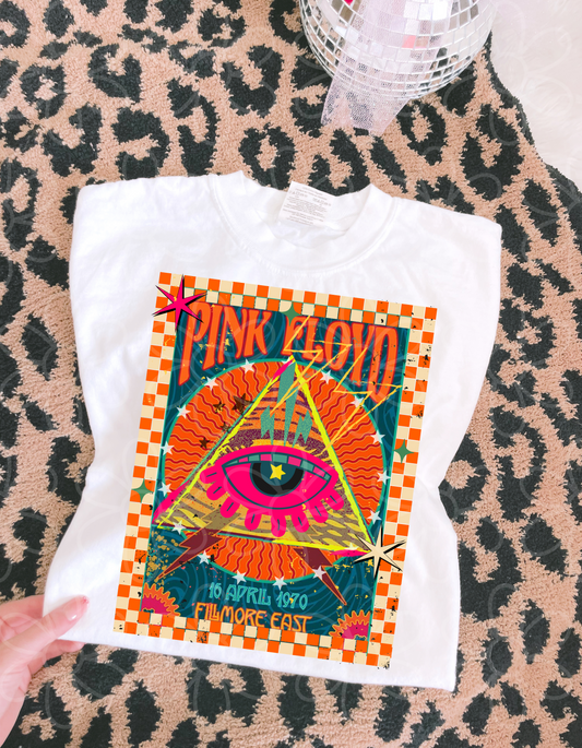 Retro Pink Floyd DTF Transfer