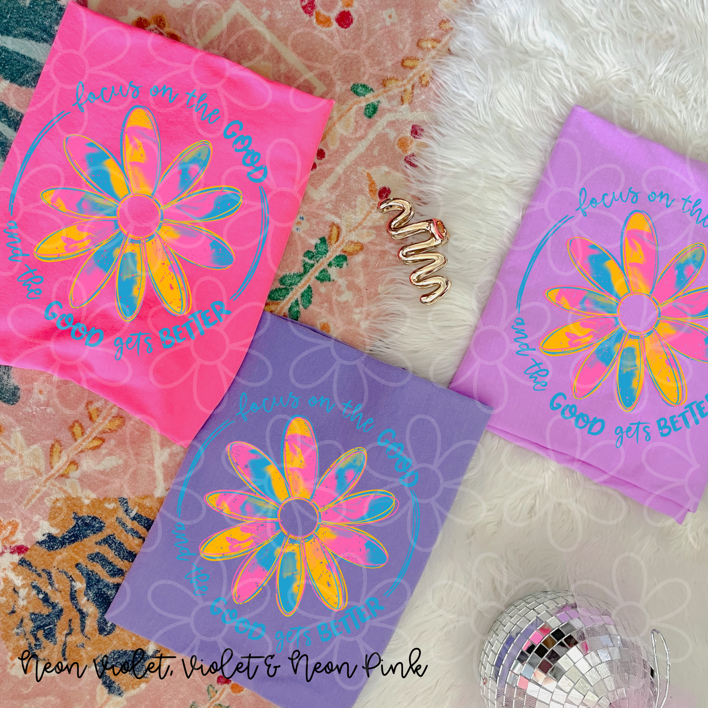 Focus On The Good And The Good Gets Better Kids Completed Tee