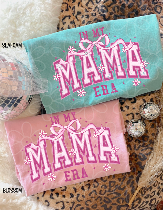Pink Bow In My Mama Era Completed Tee