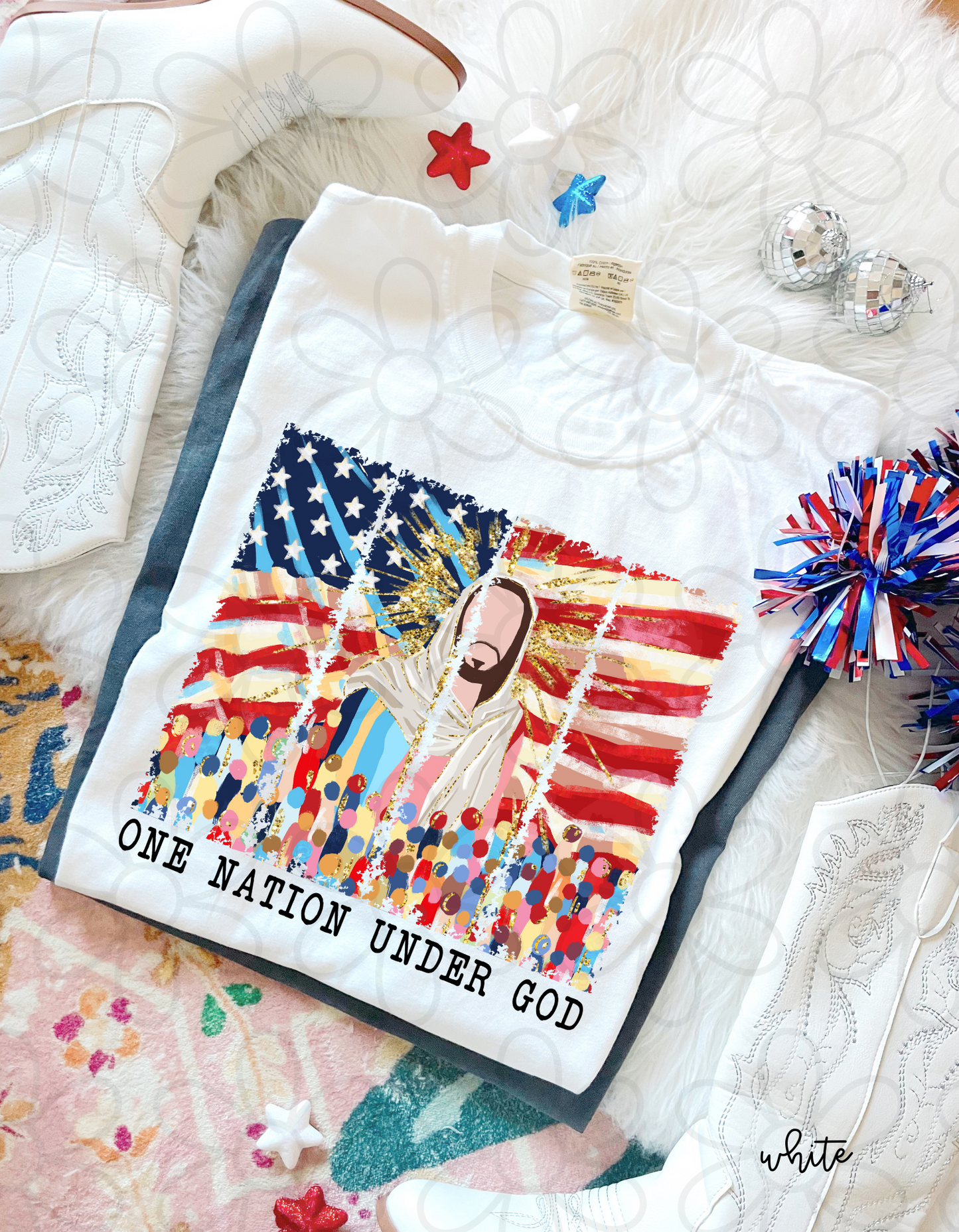 One Nation Under God Kids Completed Tee