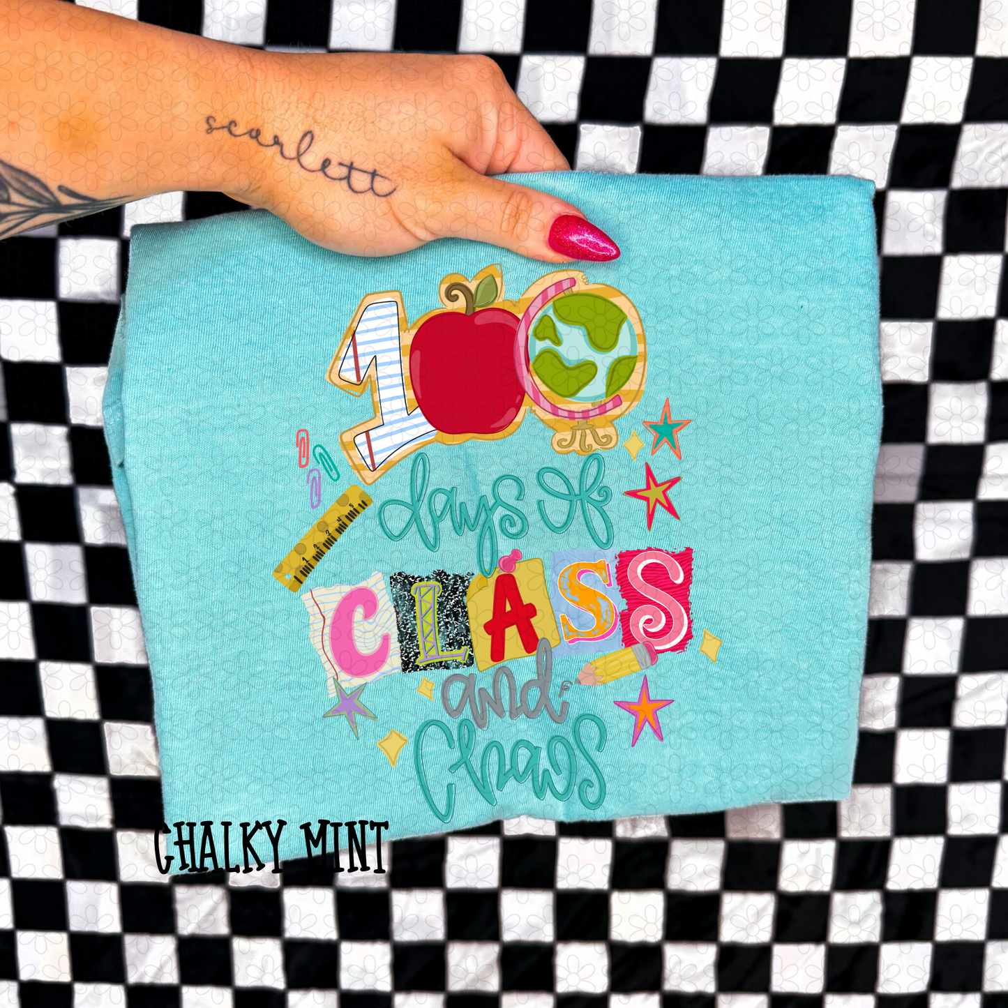 100 Days Of Class And Chaos Completed Tee