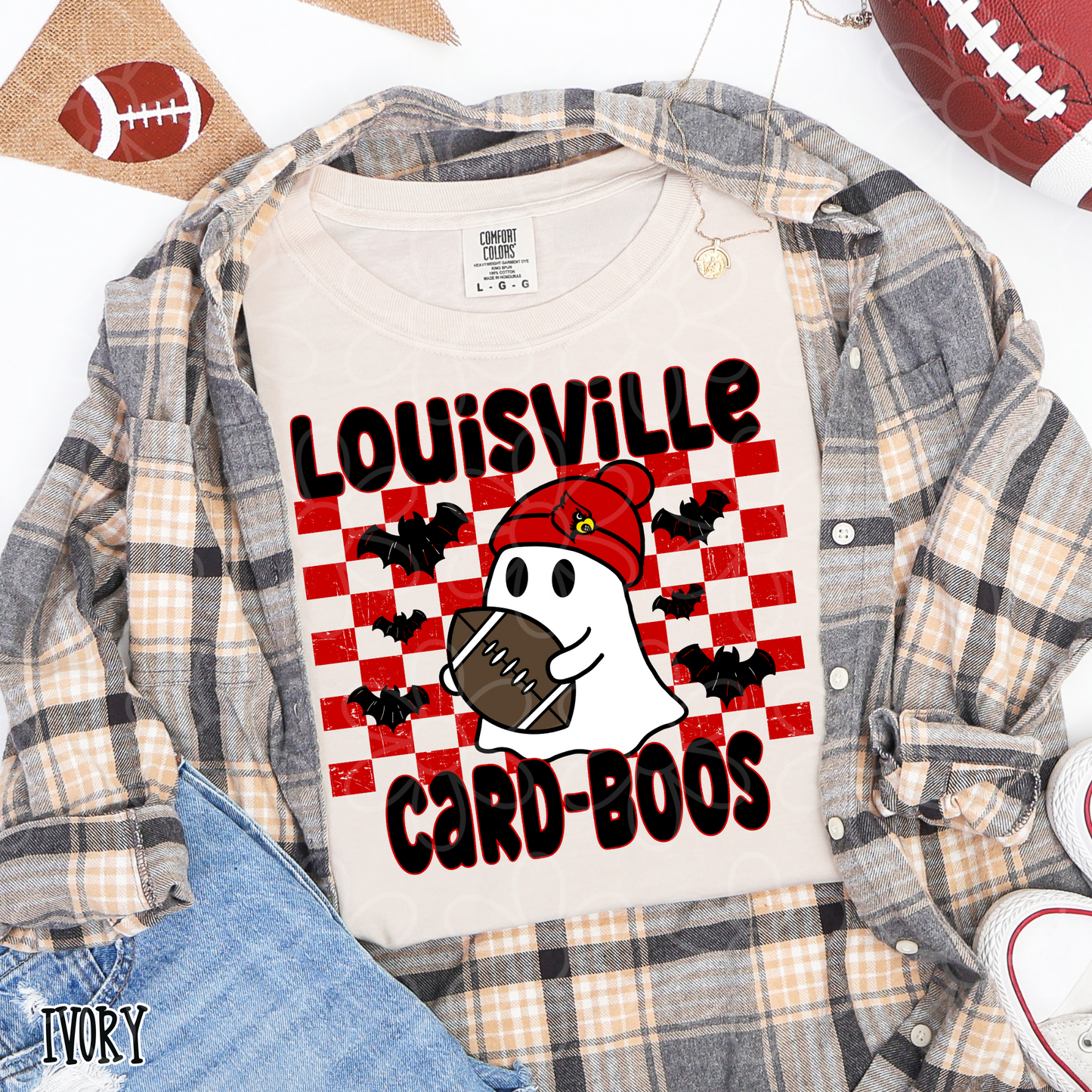 Ghost Boo Football Teams (Multiple Options) DTF Transfer