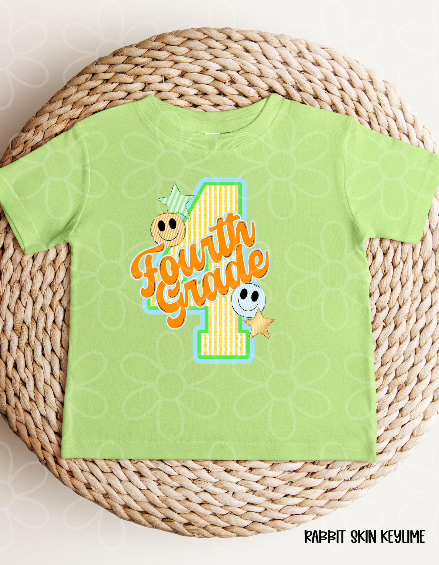 School Grades Stripes And Smileys Completed Tee