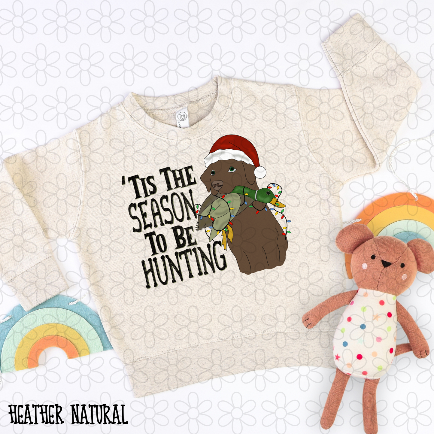 Tis The Season To Be Hunting Dark Dog DTF Transfer