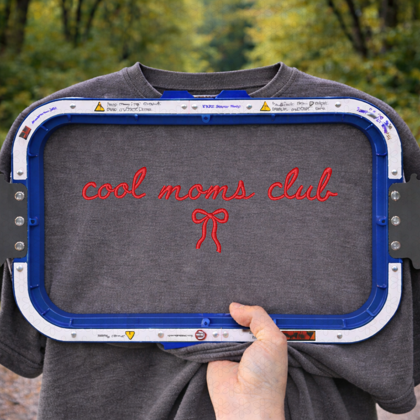 Cool Moms Club Coquette Embroidery