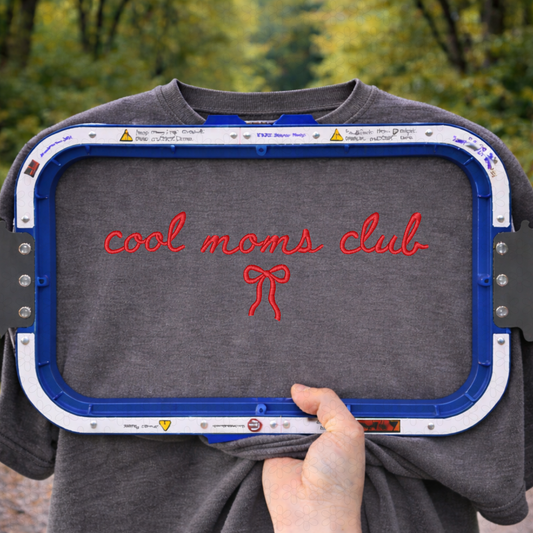 Cool Moms Club Coquette Embroidery