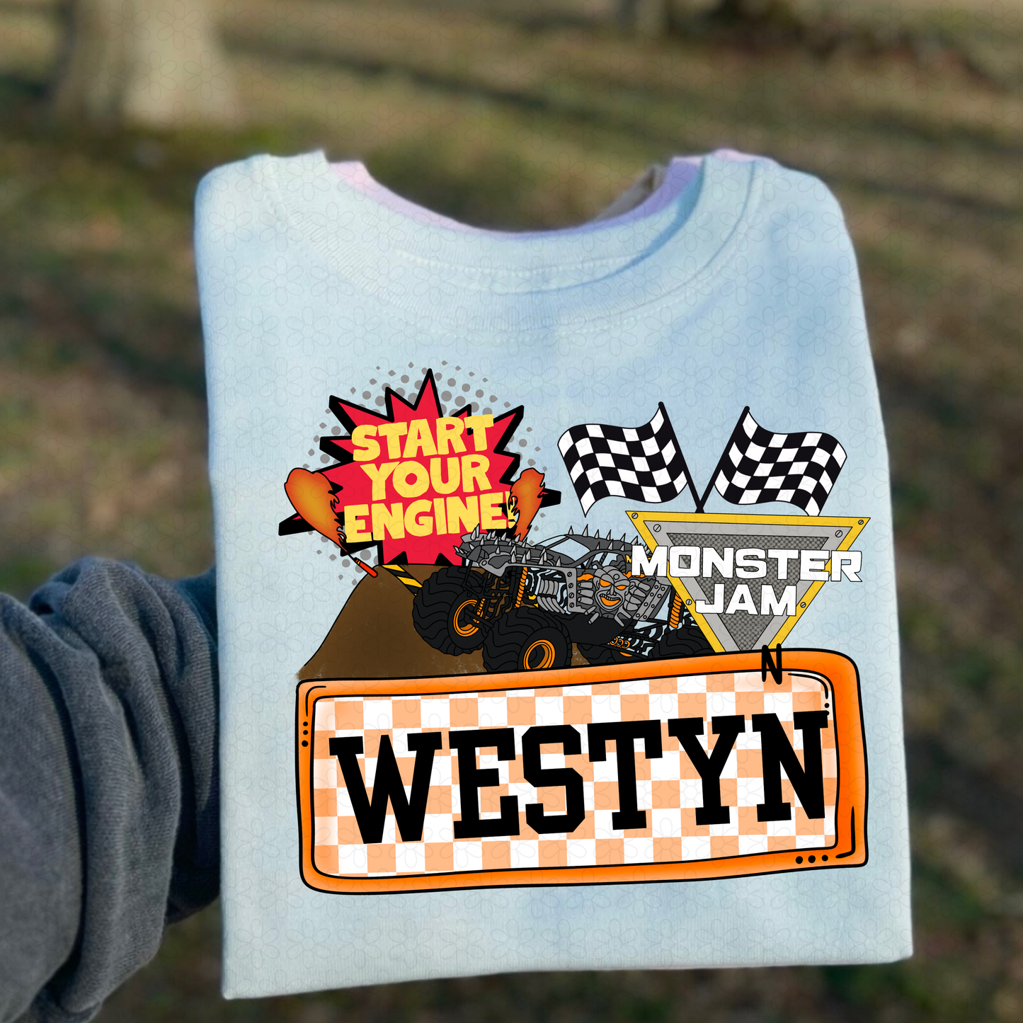 MJ Custom Name Plate DTF Transfer