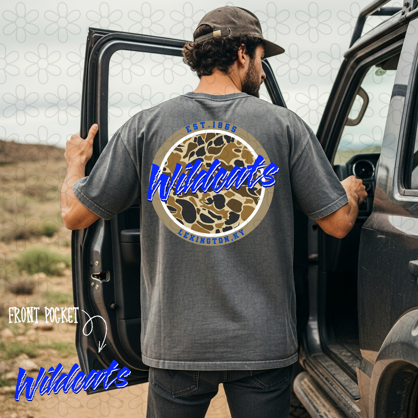 Circle Camo Sports Teams (Multiple Options) DTF Transfer