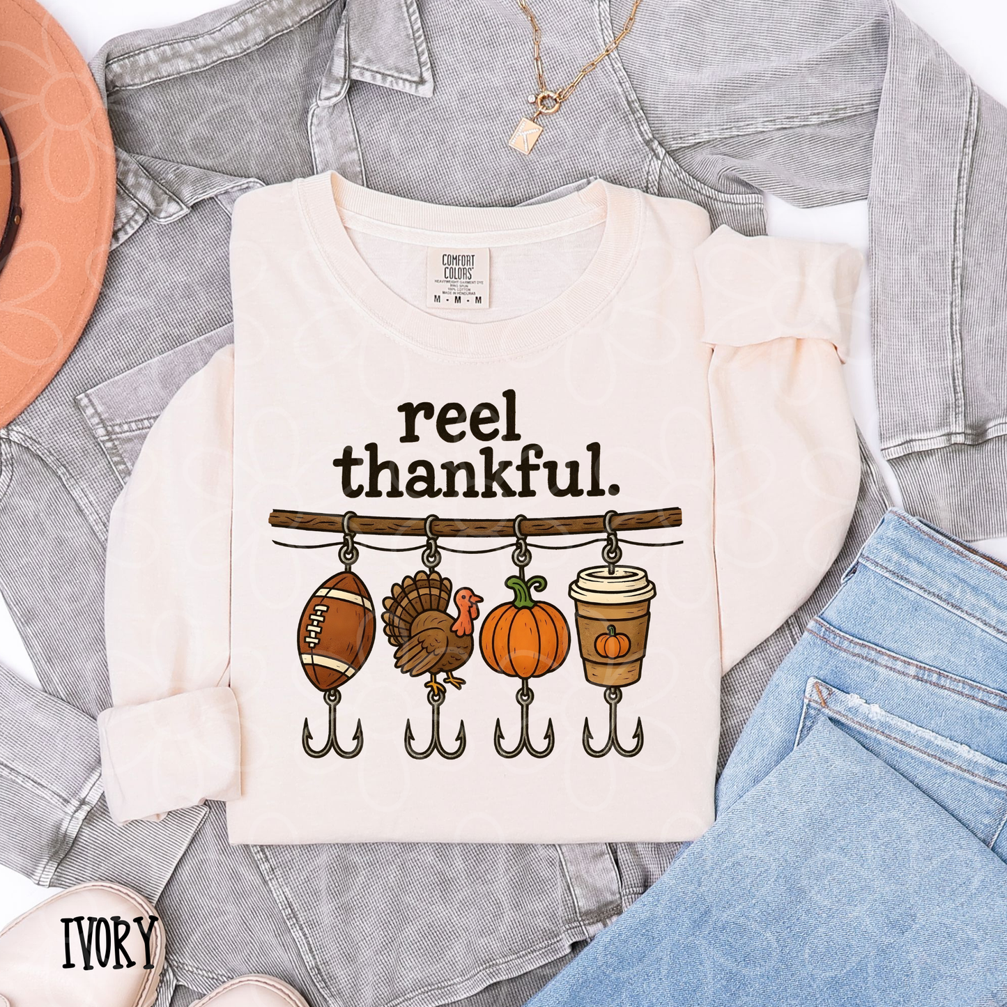Reel Thankful Completed Tee