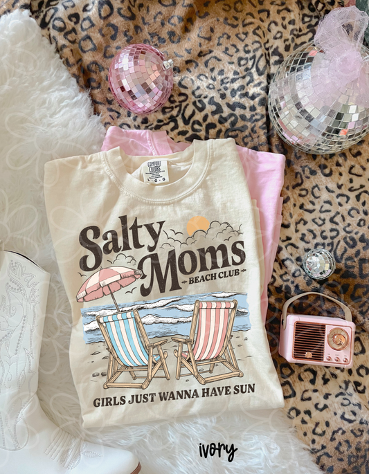 Salty Moms Beach Club DTF Transfer
