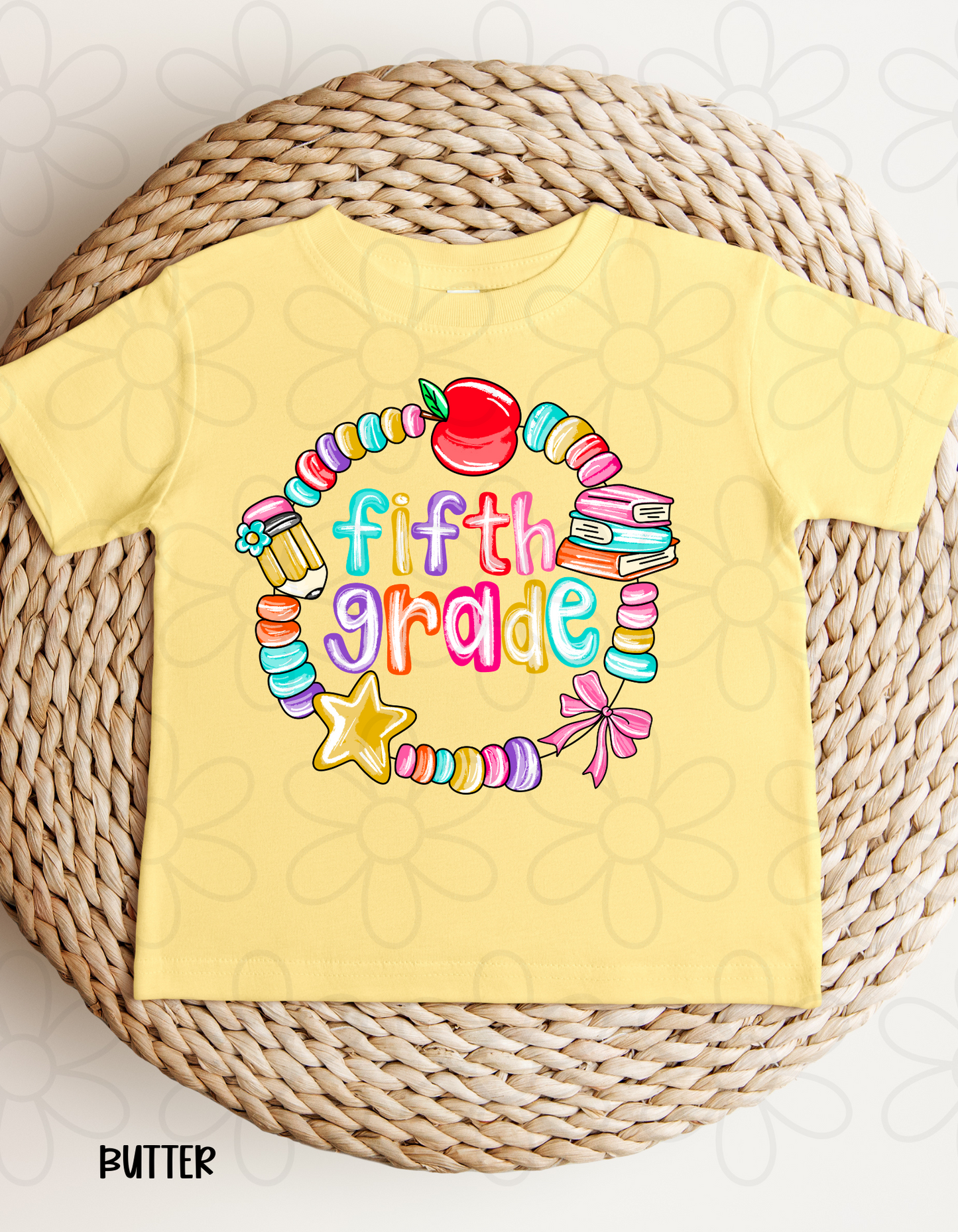 Bracelet School Grades (Multiple Options) Kids Completed Tee