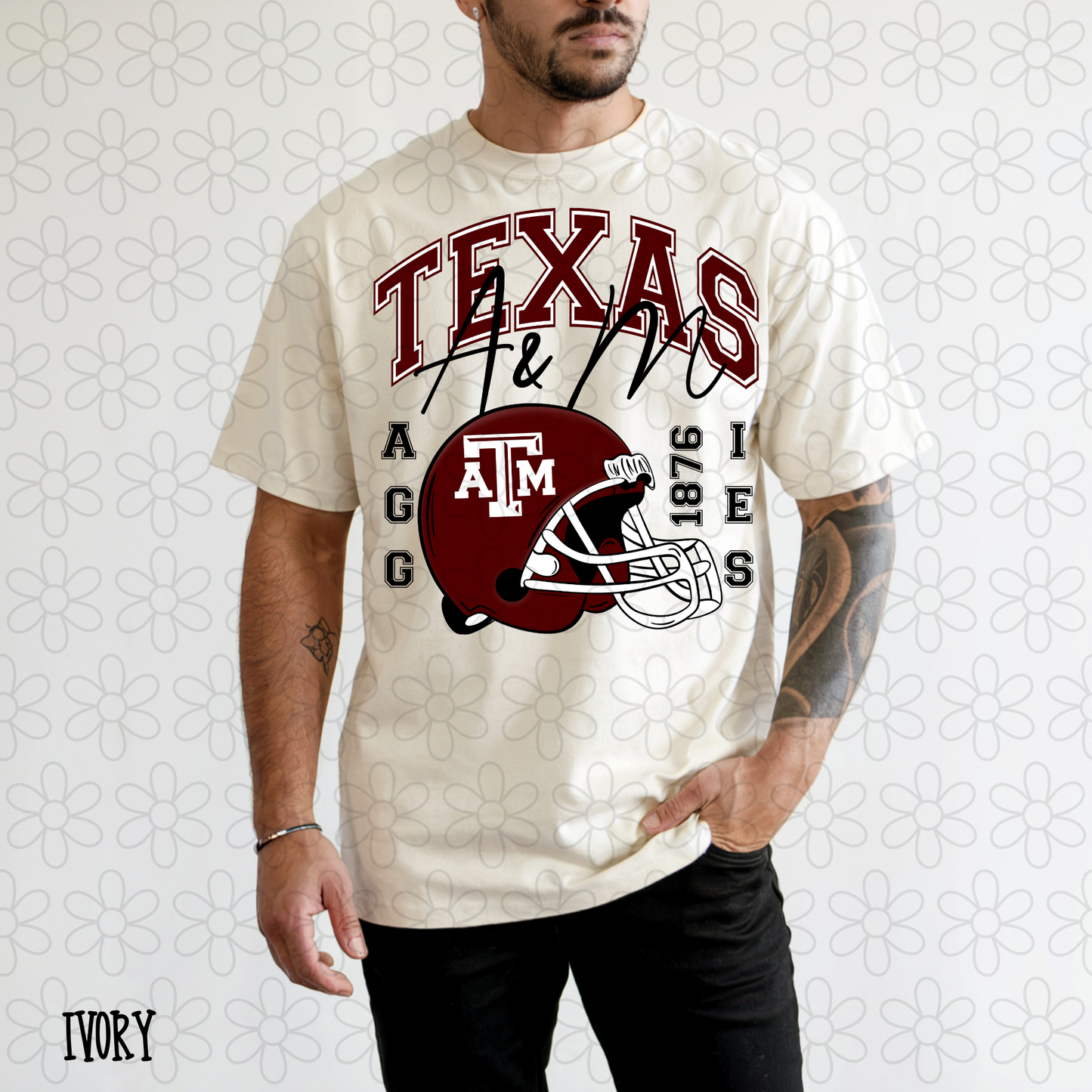 Varsity Football Team Helmet (Multiple Options) Kids Completed Tee