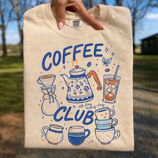 Coffee Club Completed Tee