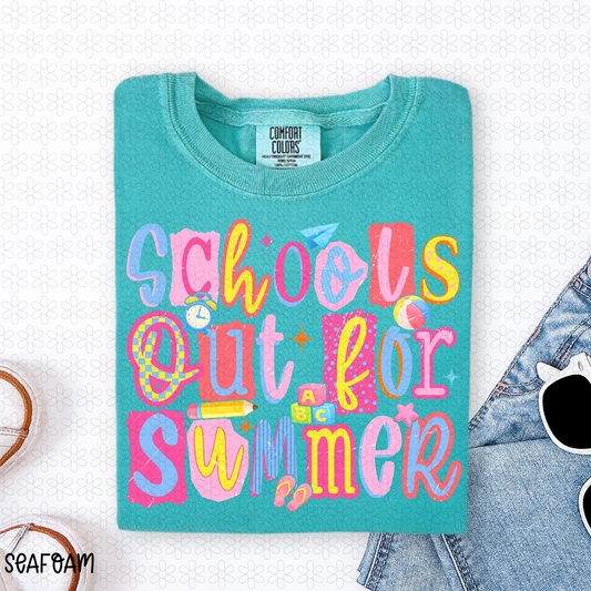 School Is Out For Summer Completed Tee