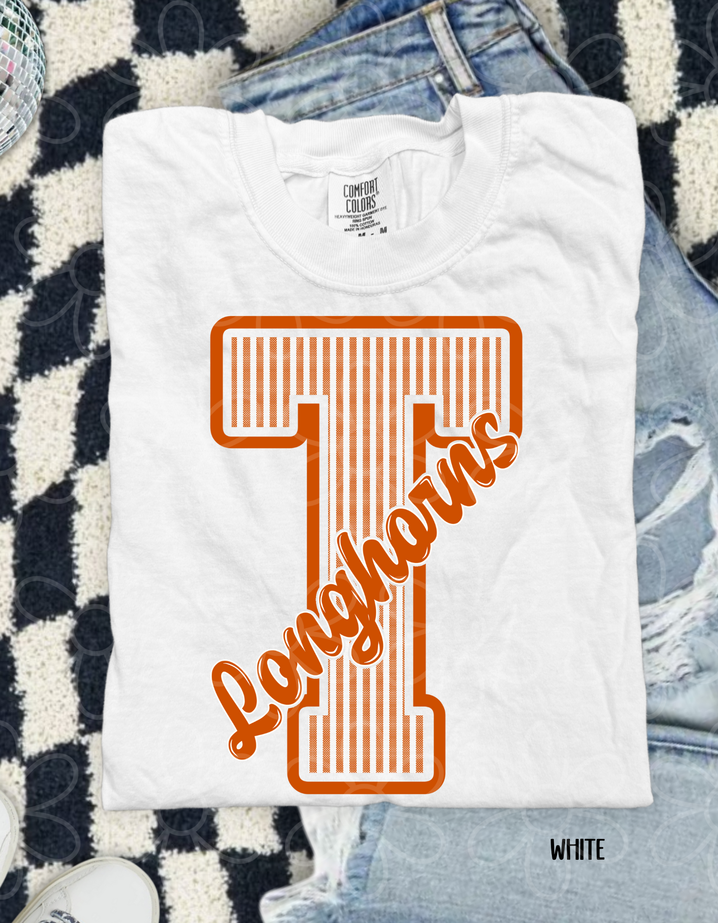 Striped Sports Teams (Multiple Options) Kids Completed Tee