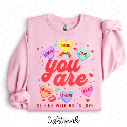 You Are Sealed With God's Love Kids Completed Tee