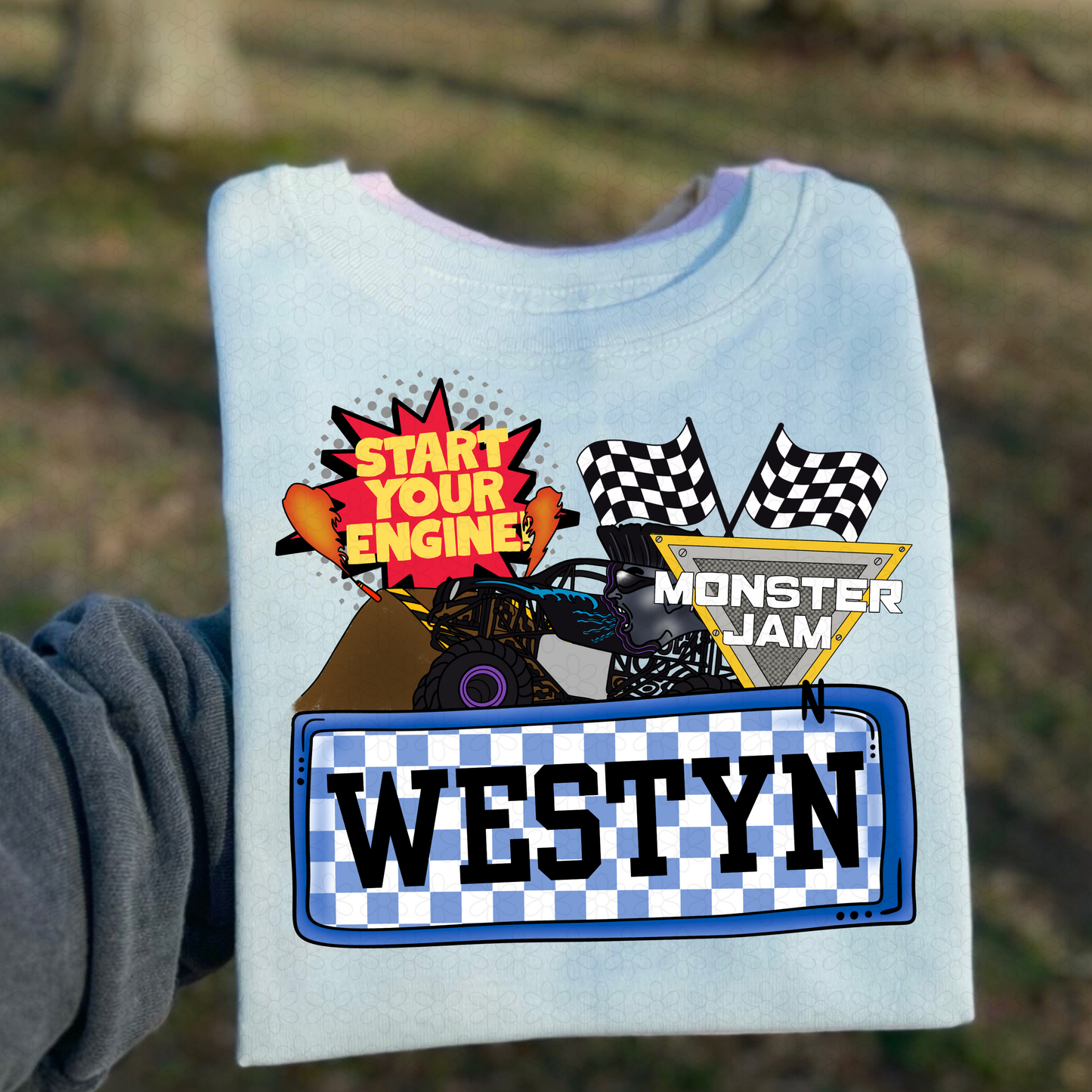 MJ Custom Name Plate DTF Transfer