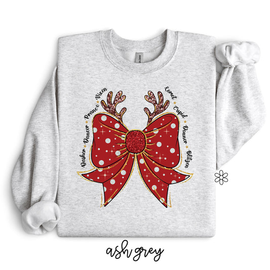 Rudolph Bow Kids Completed Tee