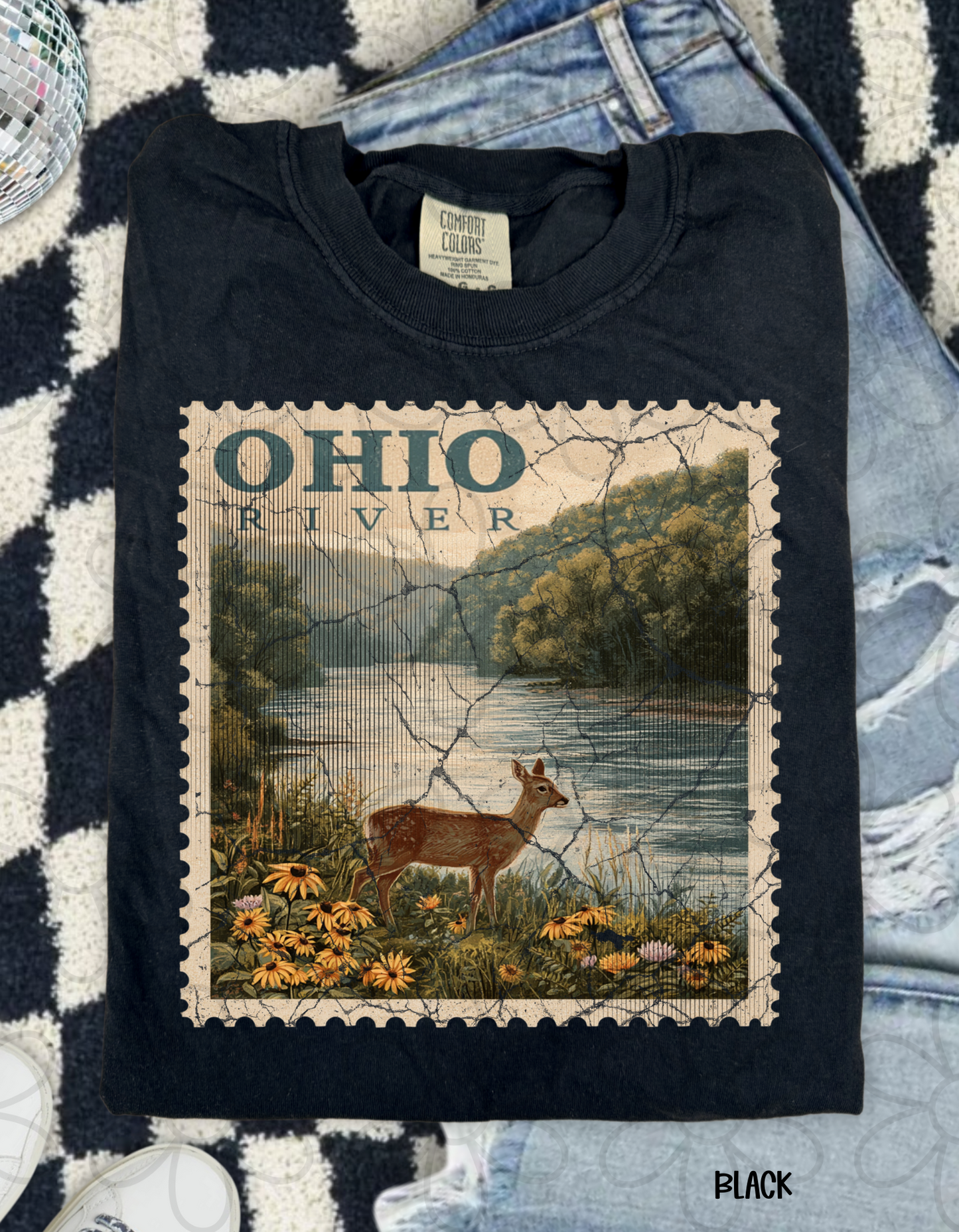 Distressed Destination Stamps (Multiple Options) DTF Transfer