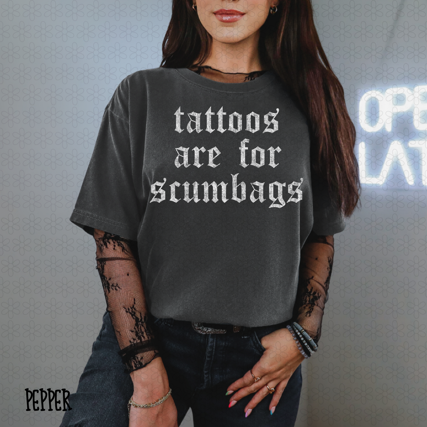 Tattoos Are For Scumbags (Multiple Colors) DTF Transfer