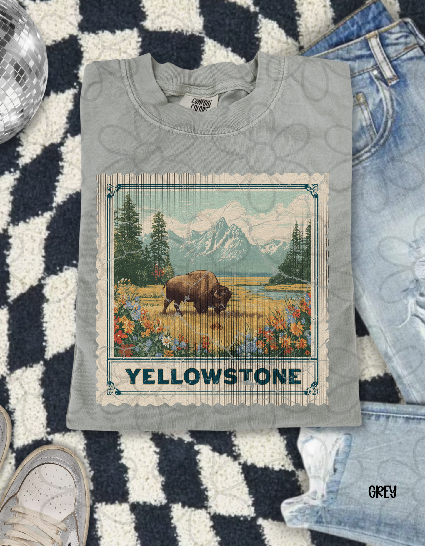 Distressed Destination Stamps (Multiple Options) DTF Transfer